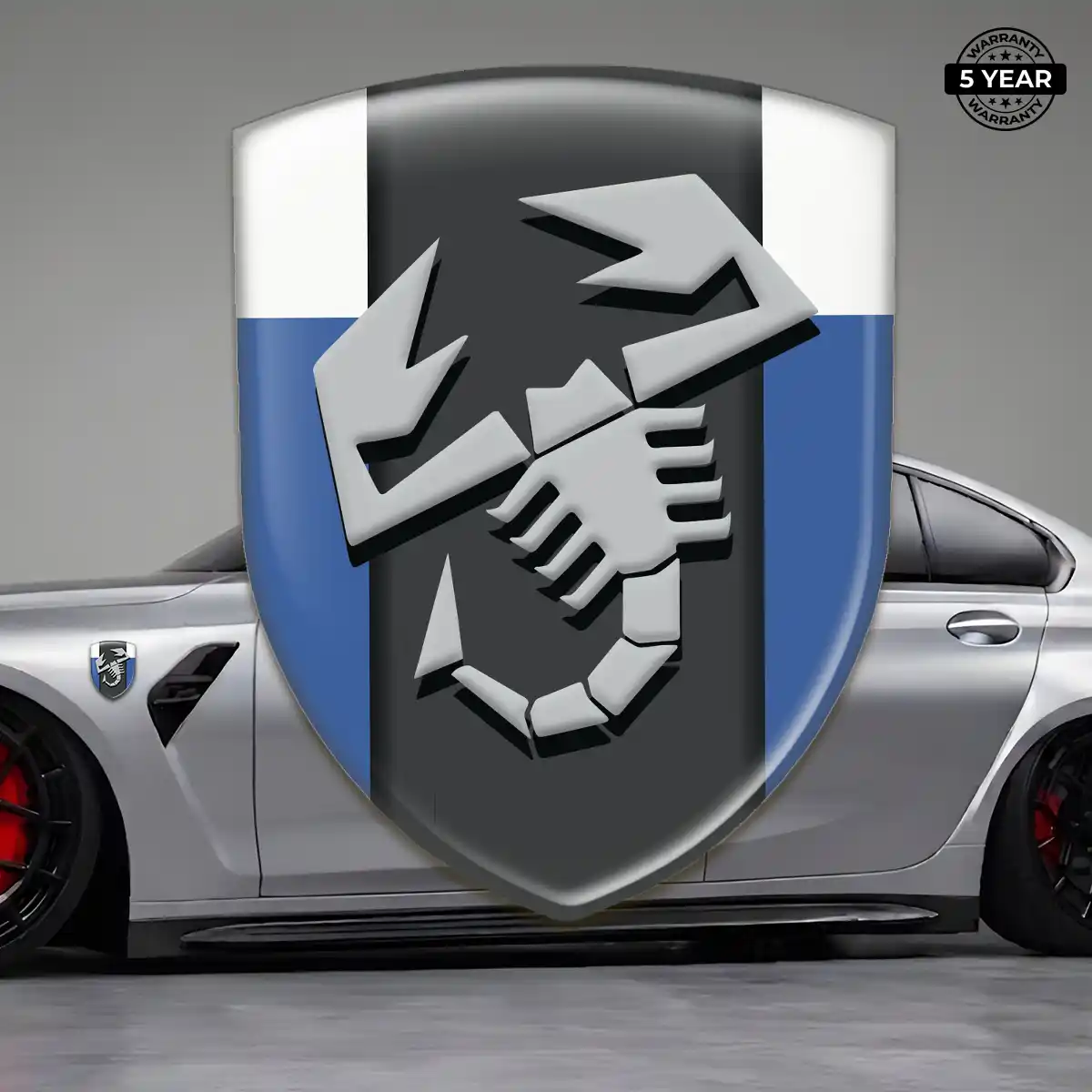 Abarth Emblem Logo Badge Auto Tuning