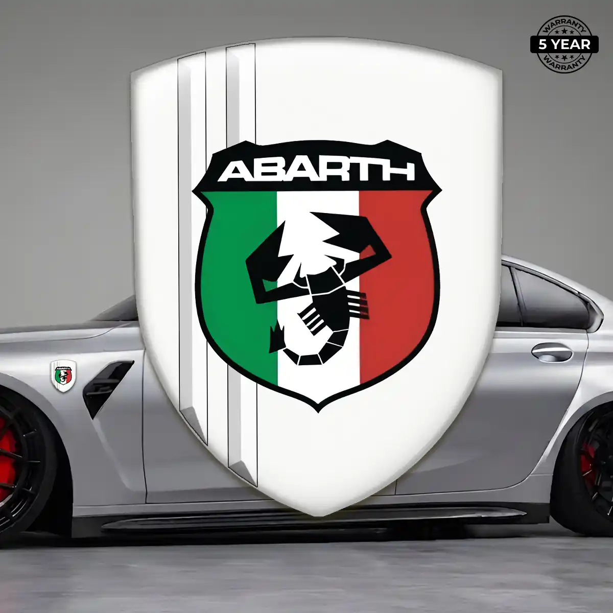 Abarth Emblem Logo Badge Cabin Style