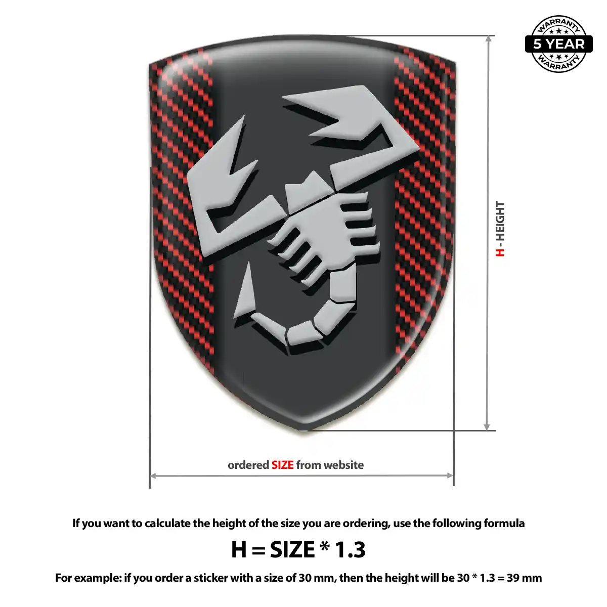 Abarth Emblem Logo Badge Elite Edition