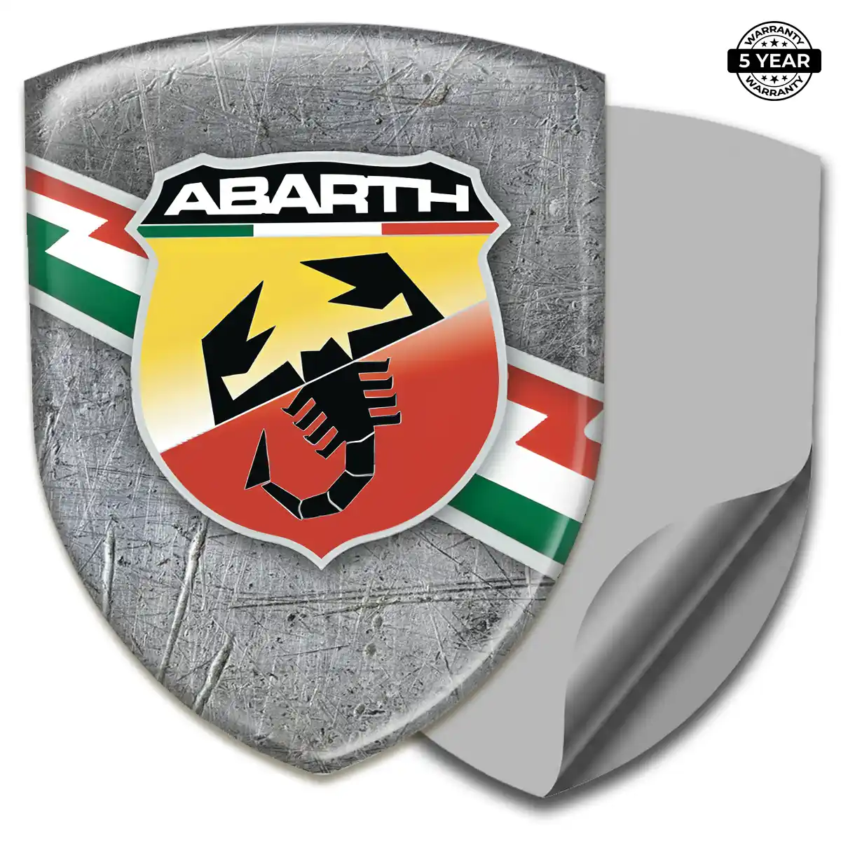 Abarth Emblem Logo Badge Elite Finish
