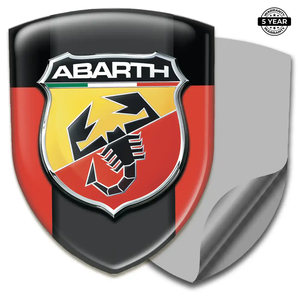 Abarth Emblem Logo Badge Interior Elegance