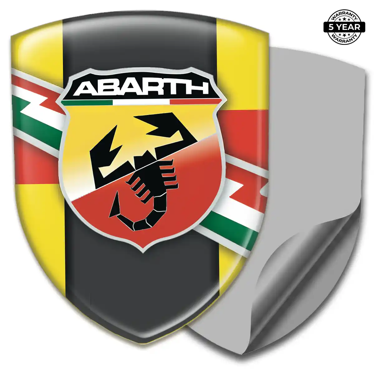Abarth Emblem Logo Badge Outer Style