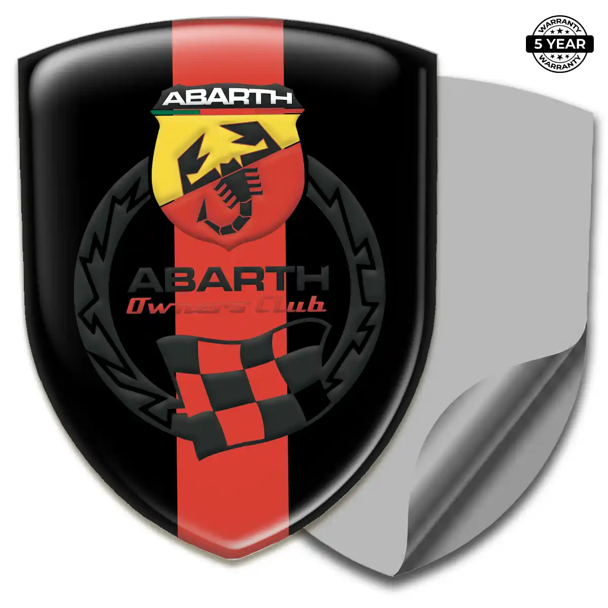 Abarth Emblem Logo Badge Resin Elite