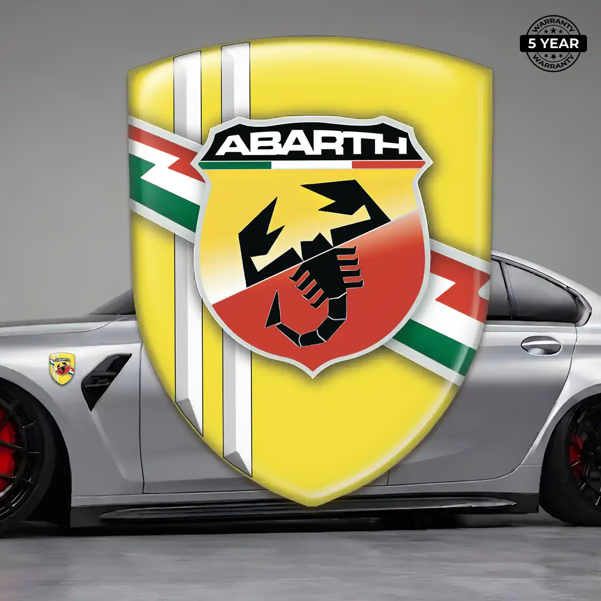 Abarth Emblem Logo Badge Signature Grade