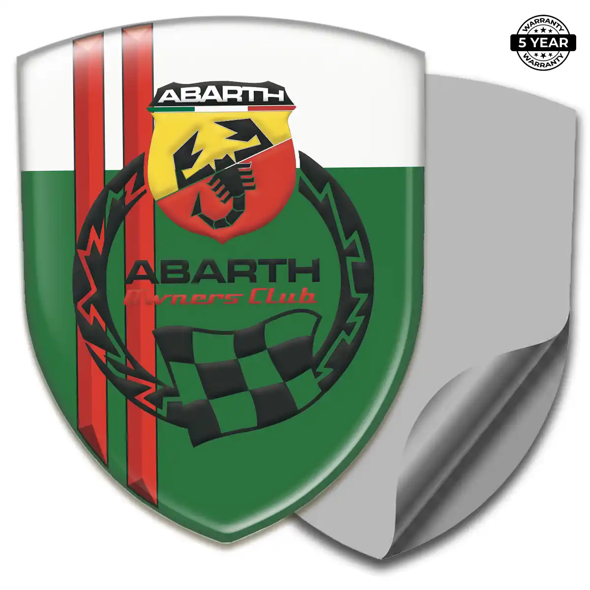 Abarth Emblem Logo Badge Sleek Style