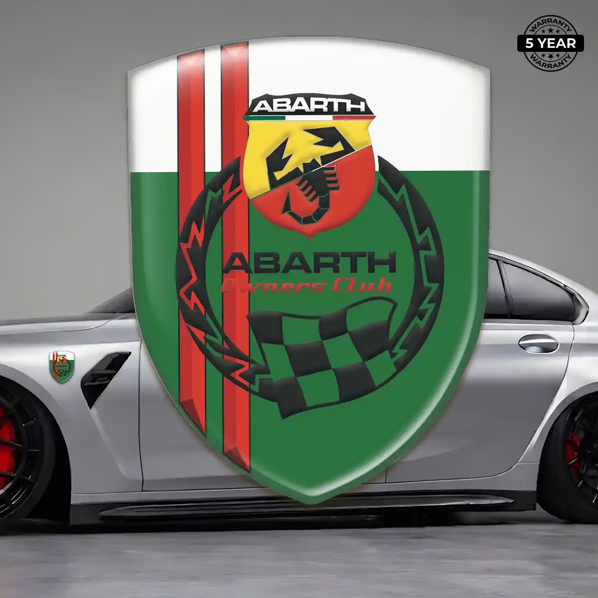 Abarth Emblem Logo Badge Sleek Style