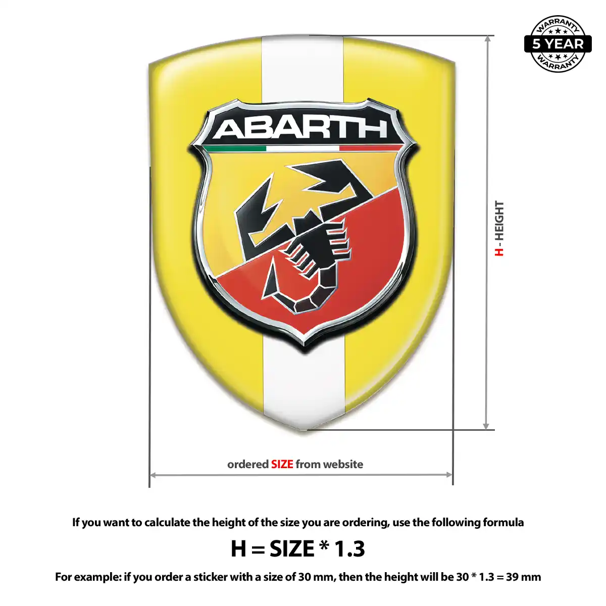 Abarth Emblem Logo Deluxe Edition