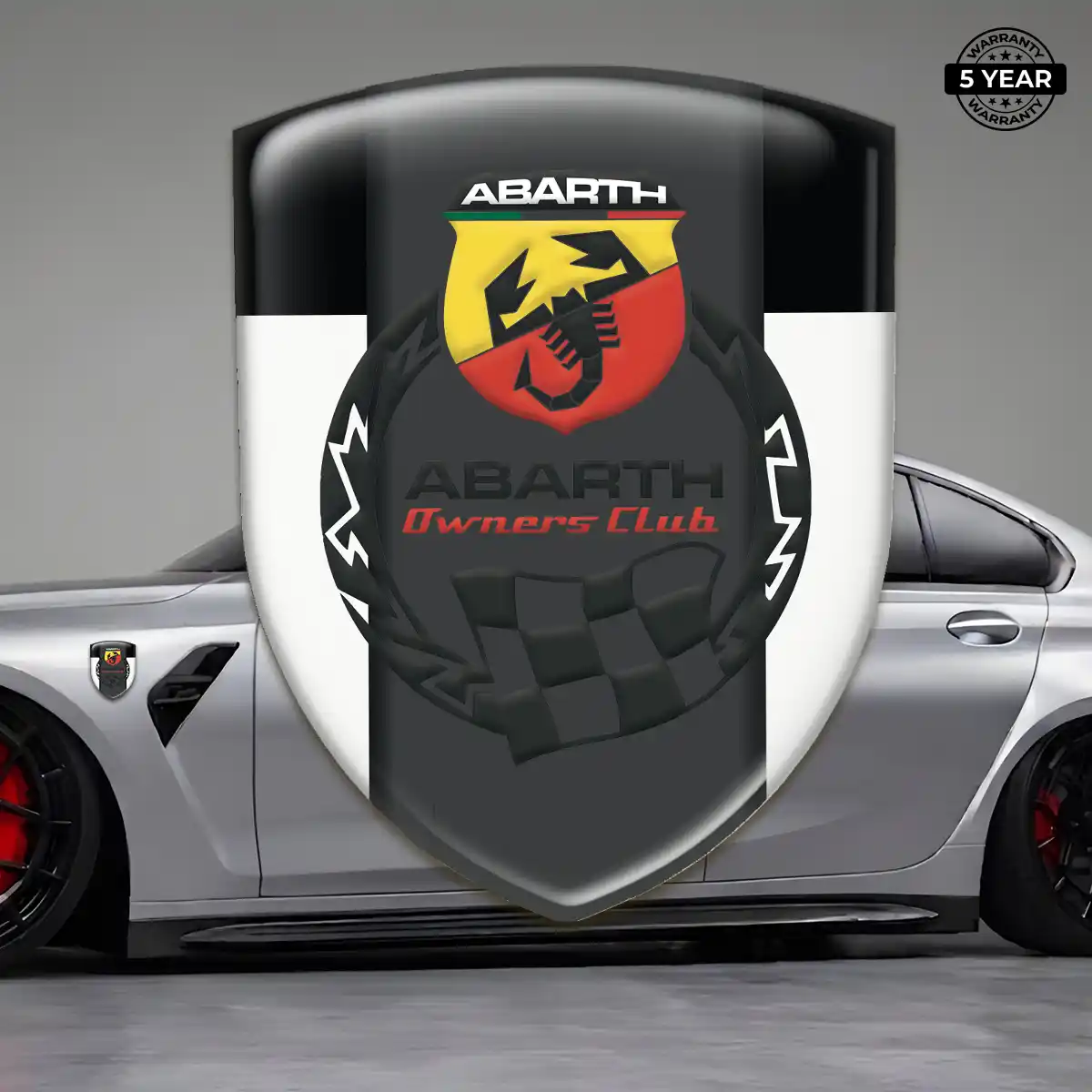 Abarth Emblem Logo Exterior Luxe