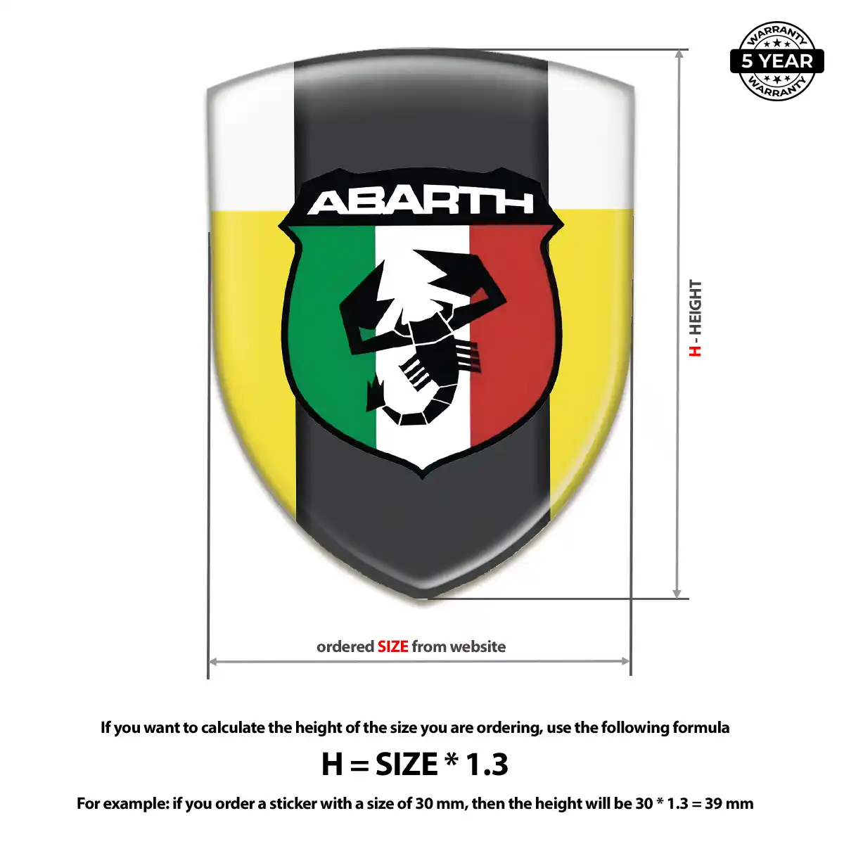 Abarth Emblem Logo Interior Elegance