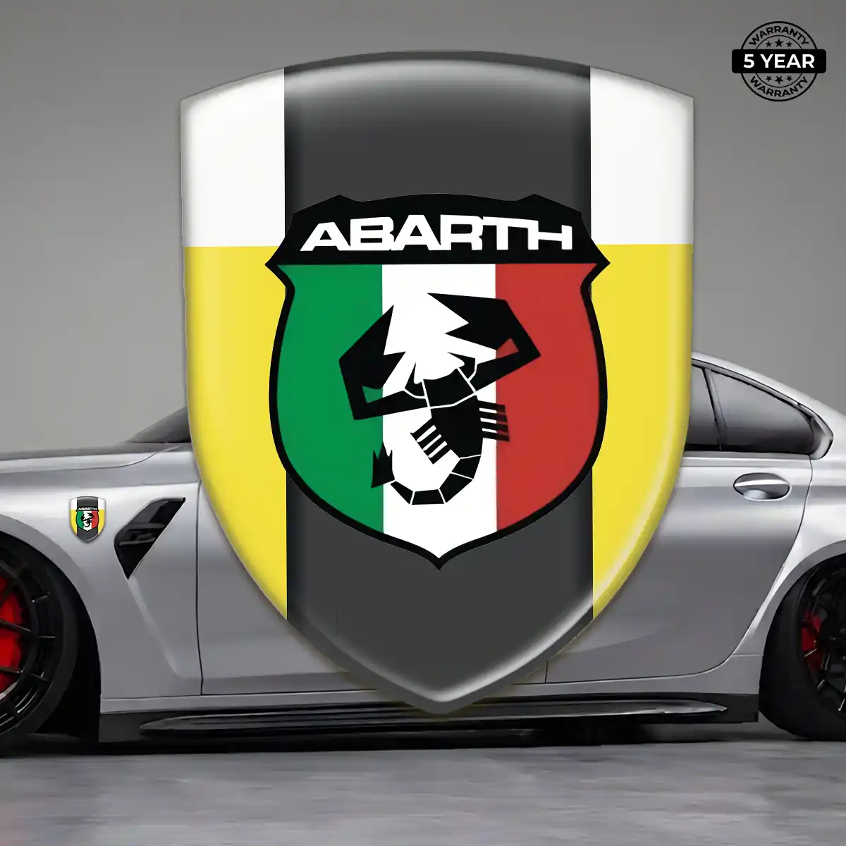 Abarth Emblem Logo Interior Elegance