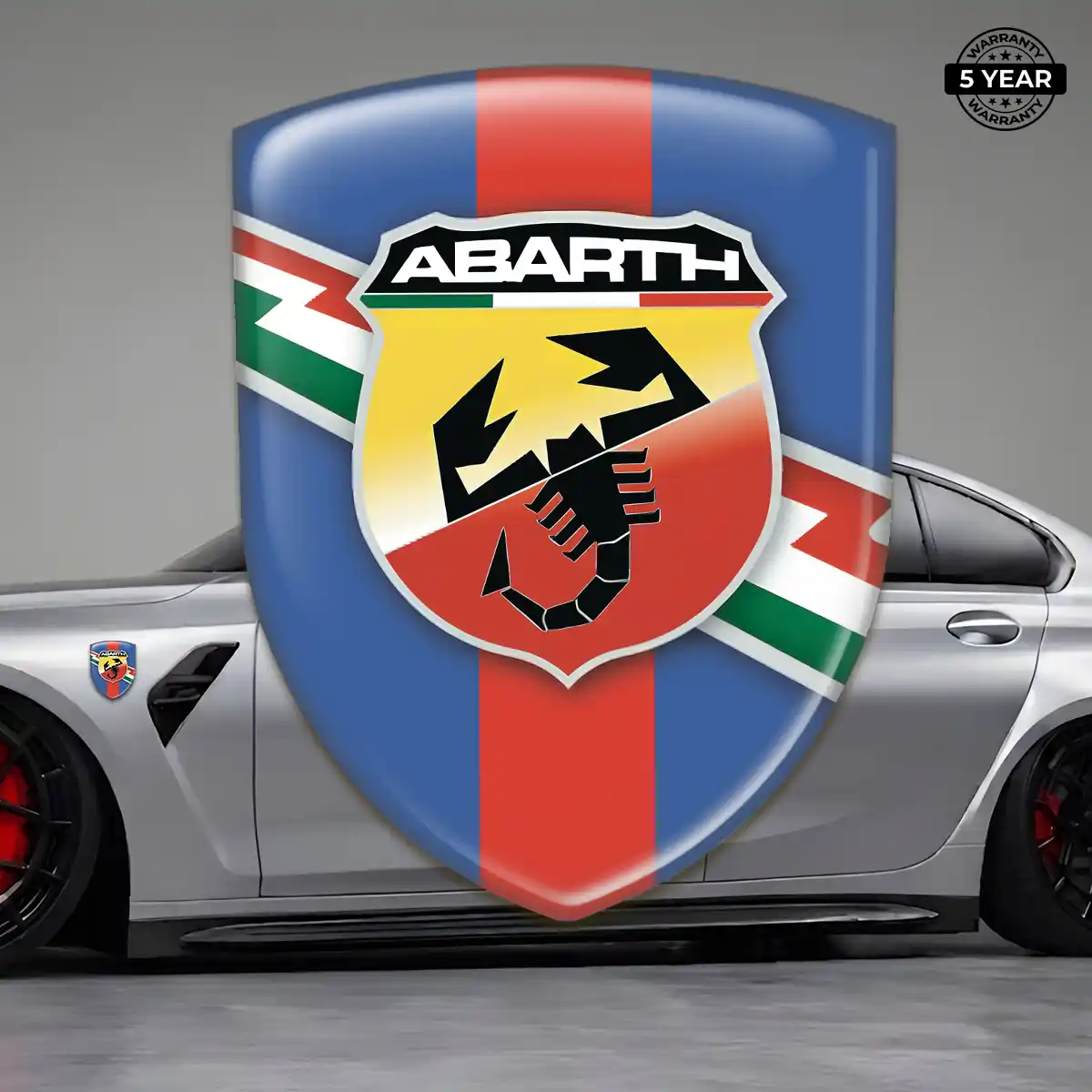 Abarth Emblem Logo Interior Luxe
