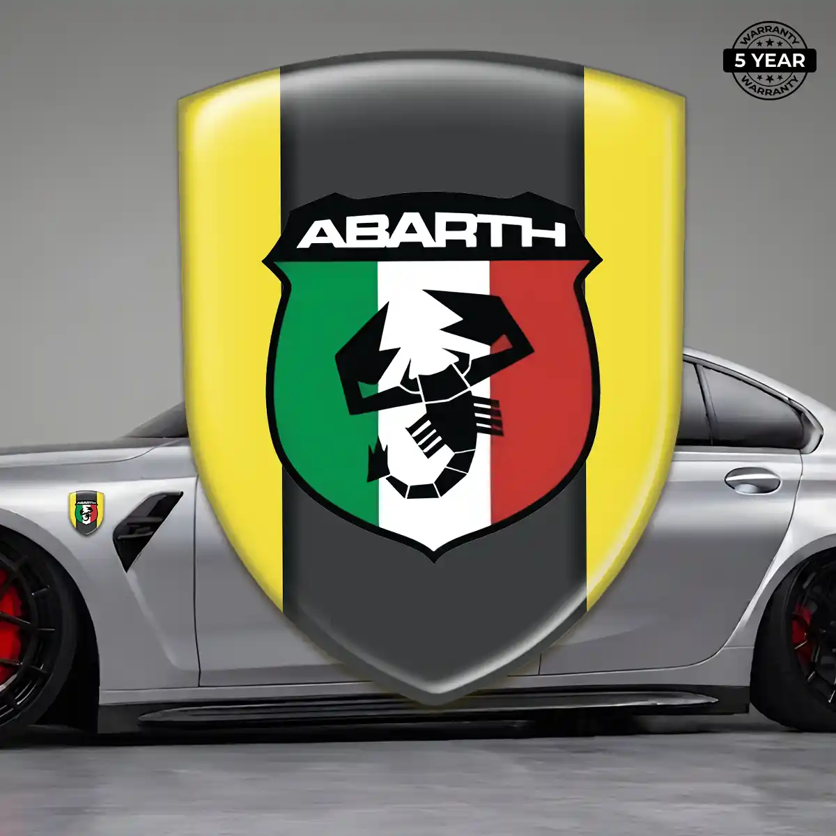 Abarth Emblem Logo Outer Style