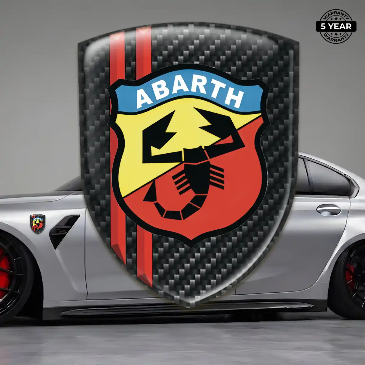 Abarth Emblem Logo Resin Elite
