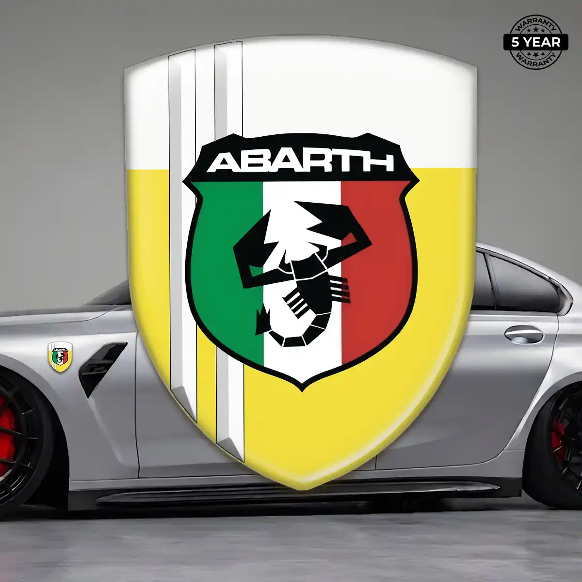 Abarth Emblem Logo Resin Luxe
