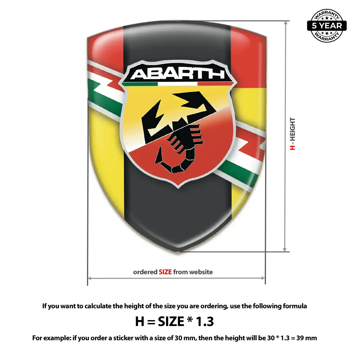 Abarth Emblem Logo Sport Tuning