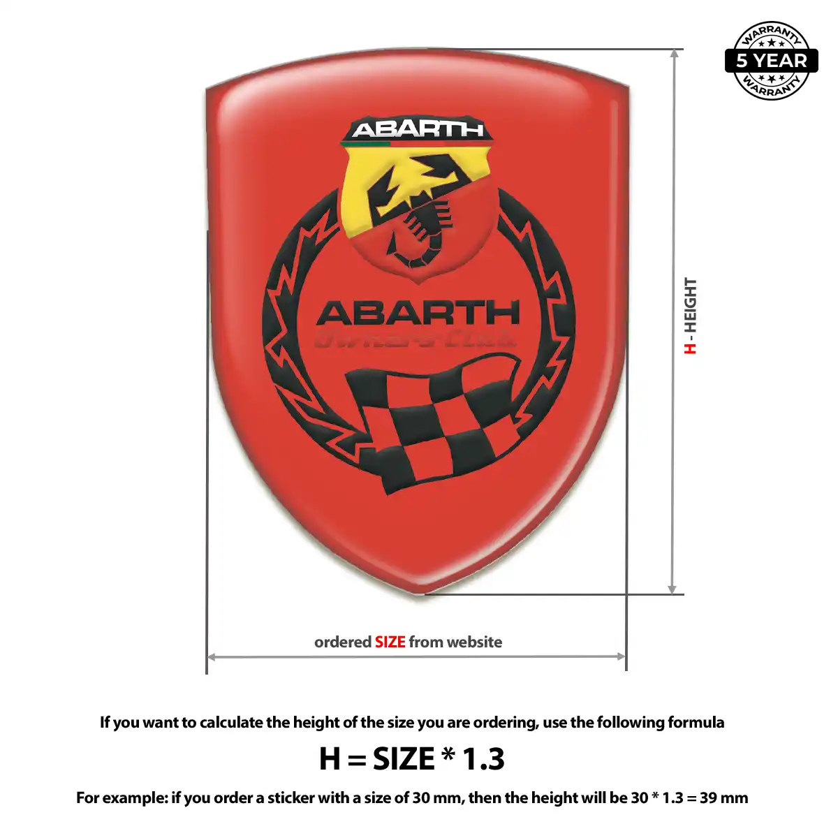 Abarth Emblem Logo Superior Craft