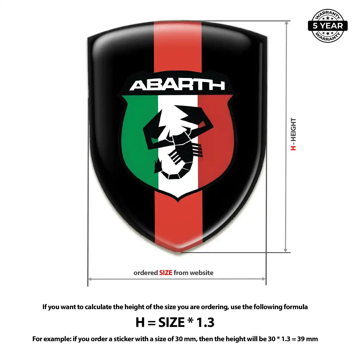 Abarth Emblem Outer Style