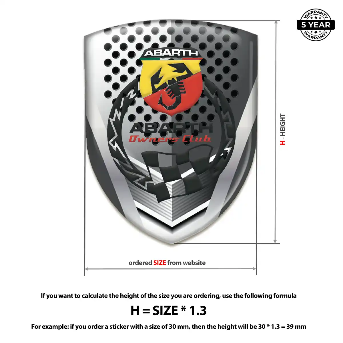 Abarth Emblem Performance Style