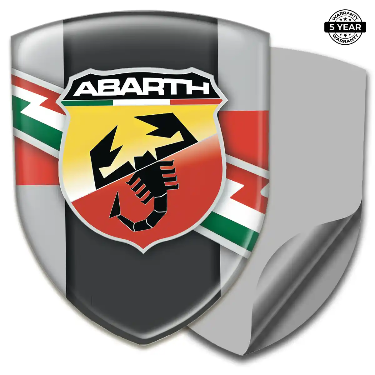 Abarth Emblem Shield Cabin Style