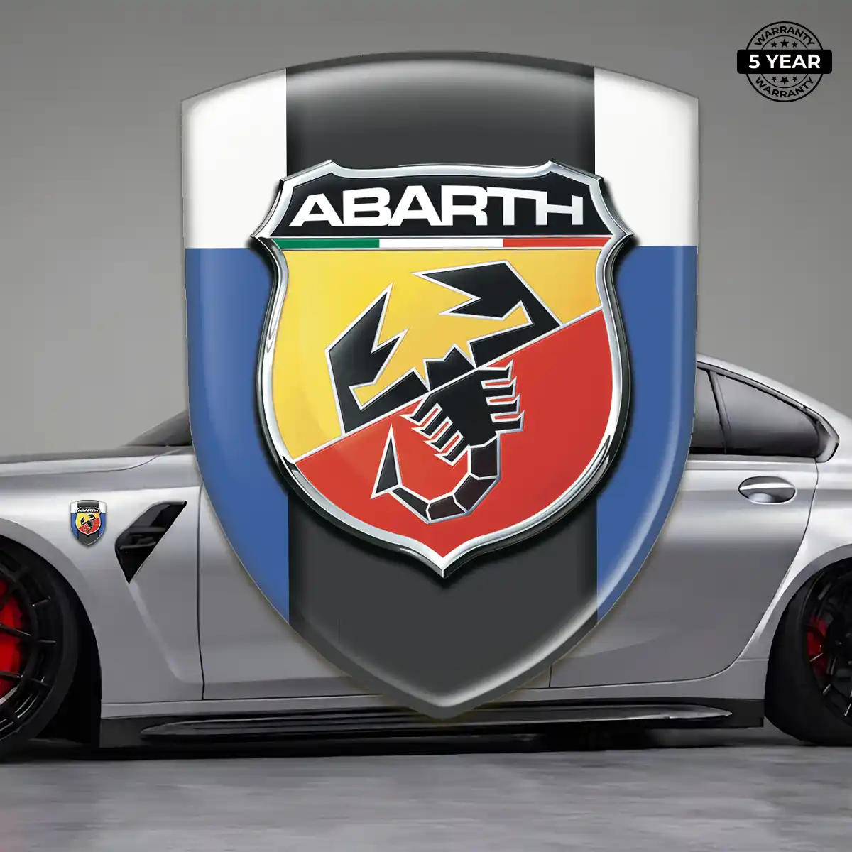 Abarth Emblem Shield Exterior Luxe