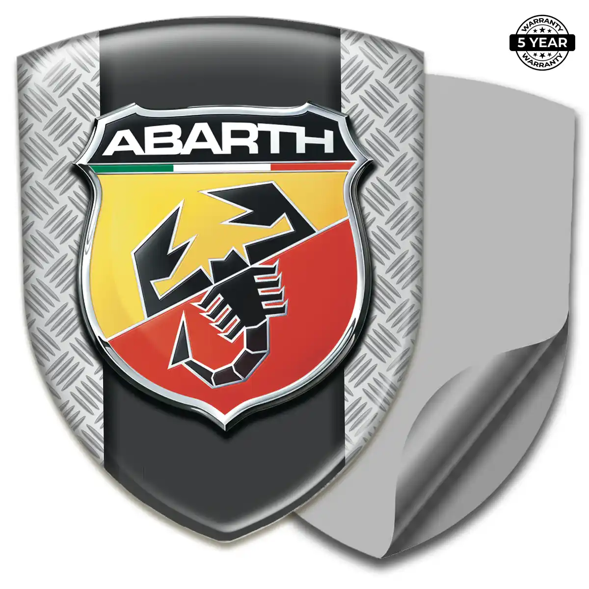 Abarth Emblem Shield Interior Luxe