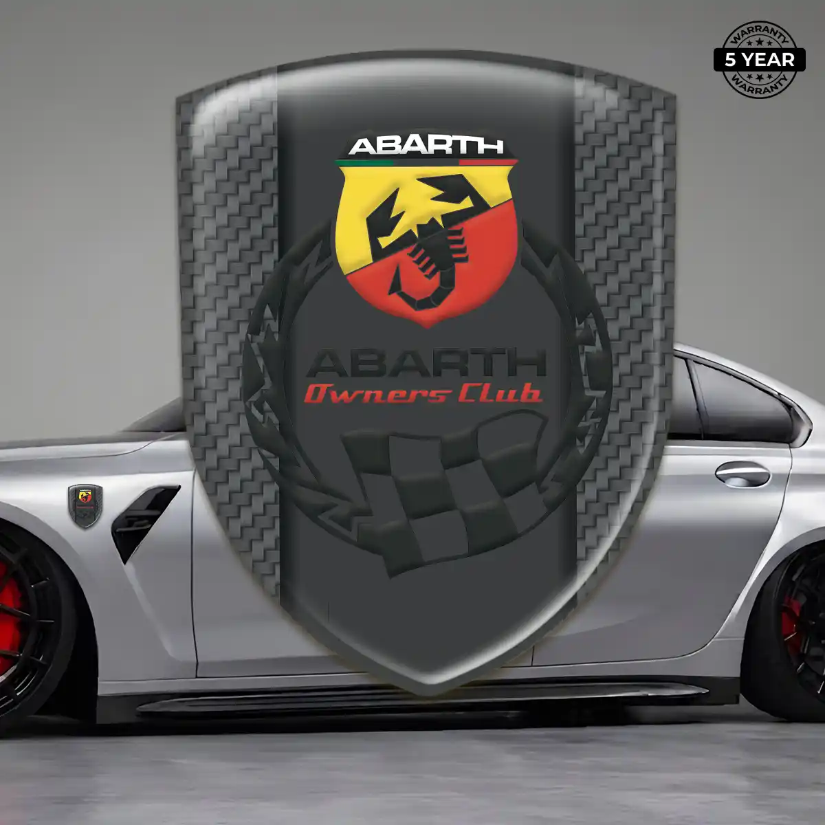 Abarth Emblem Shield Opulent Line