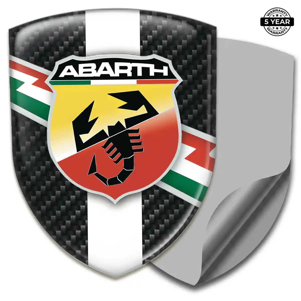 Abarth Emblem Shield Outer Style