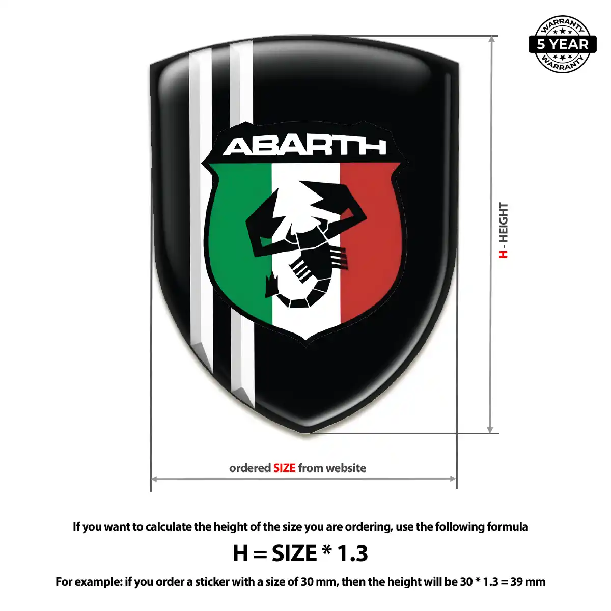 Abarth Emblem Shield Prestige Line