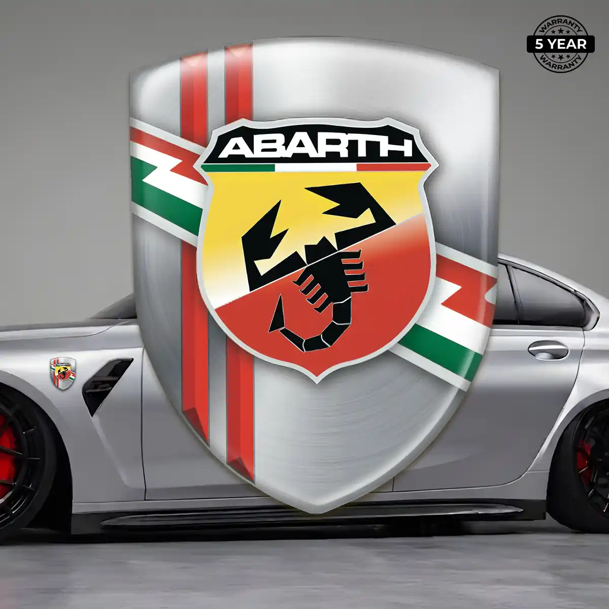 Abarth Emblem Shield Prime Quality