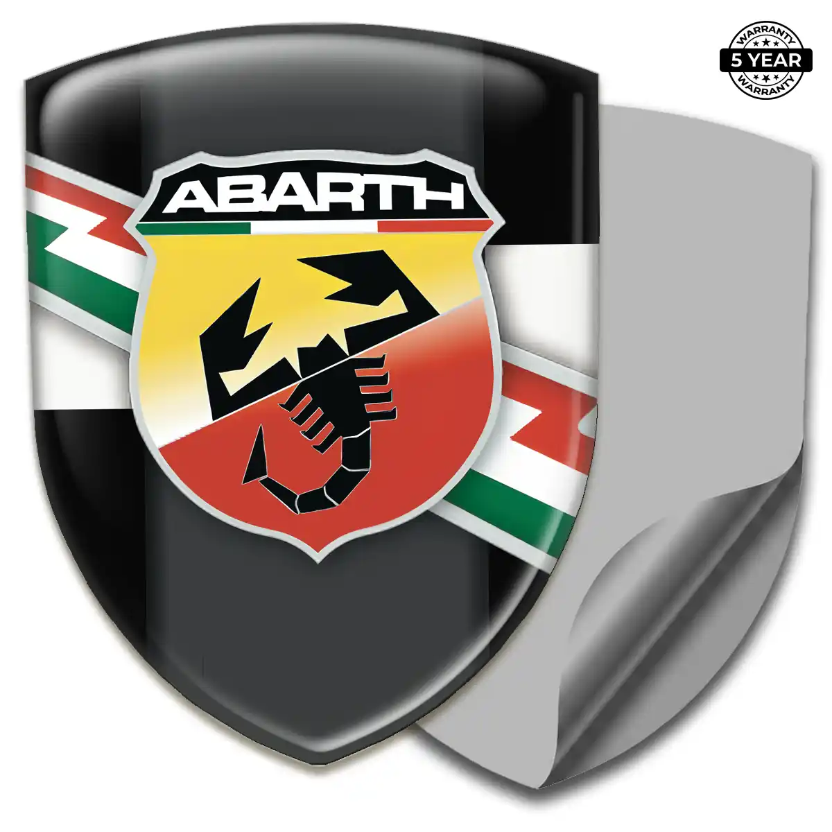 Abarth Emblem Shield Resin Elite