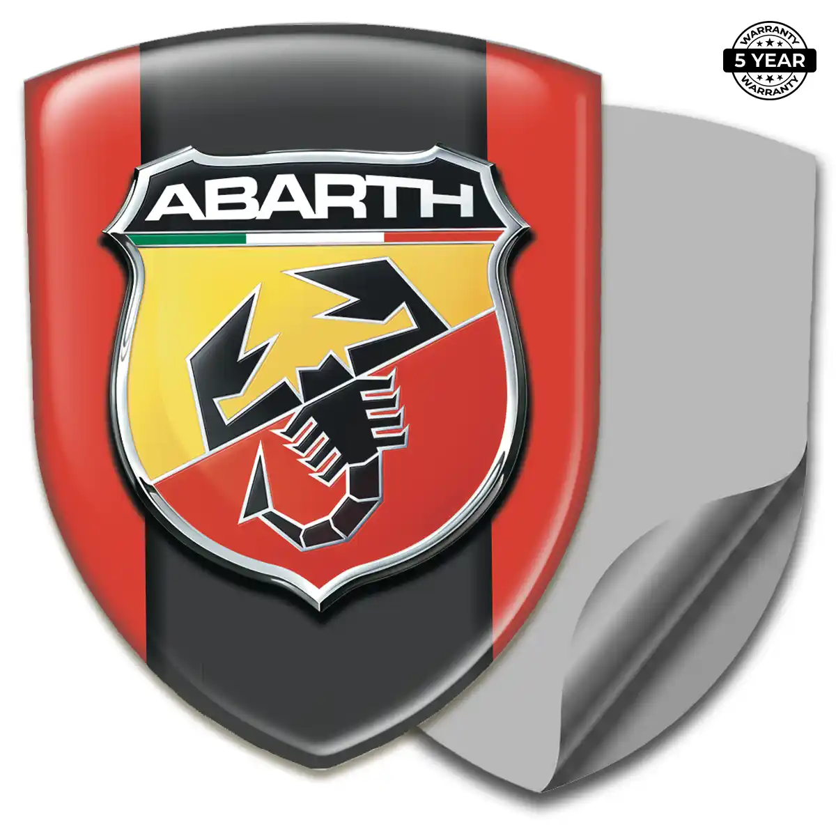 Abarth Emblem Shield Resin Luxe
