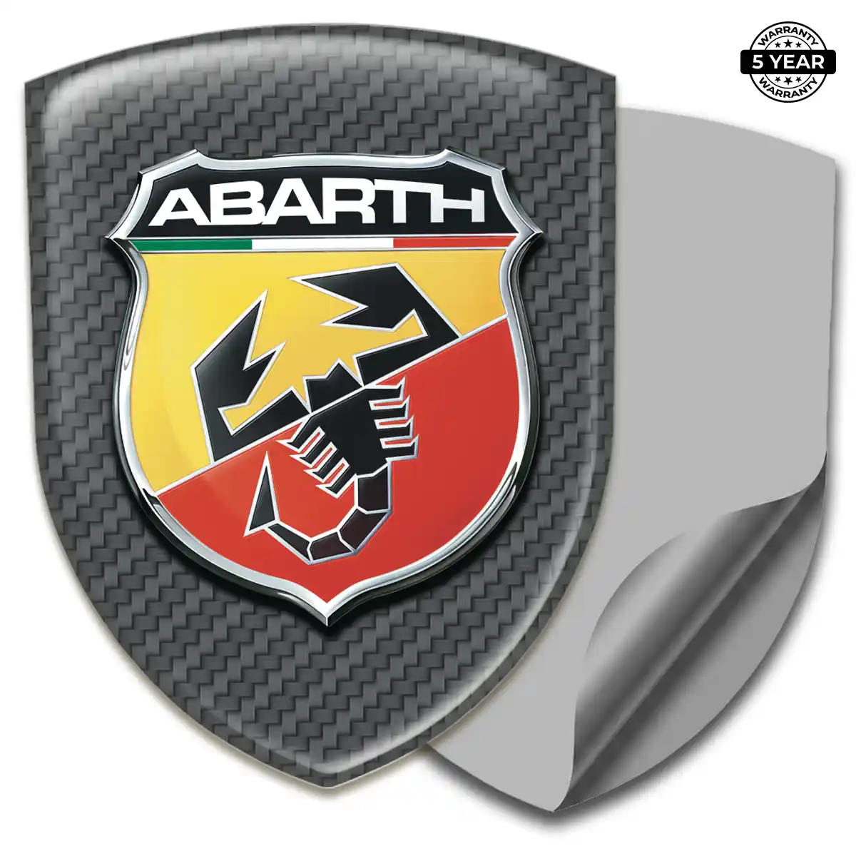 Abarth Emblem Shield Sleek Style