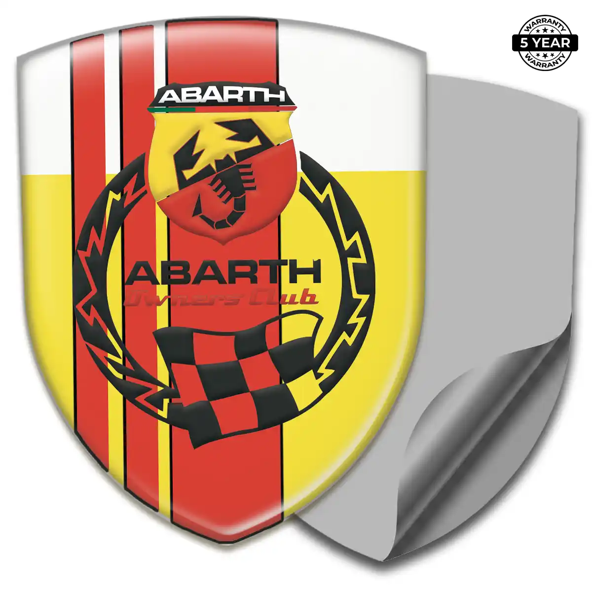 Abarth Emblem Shield Street Tuning