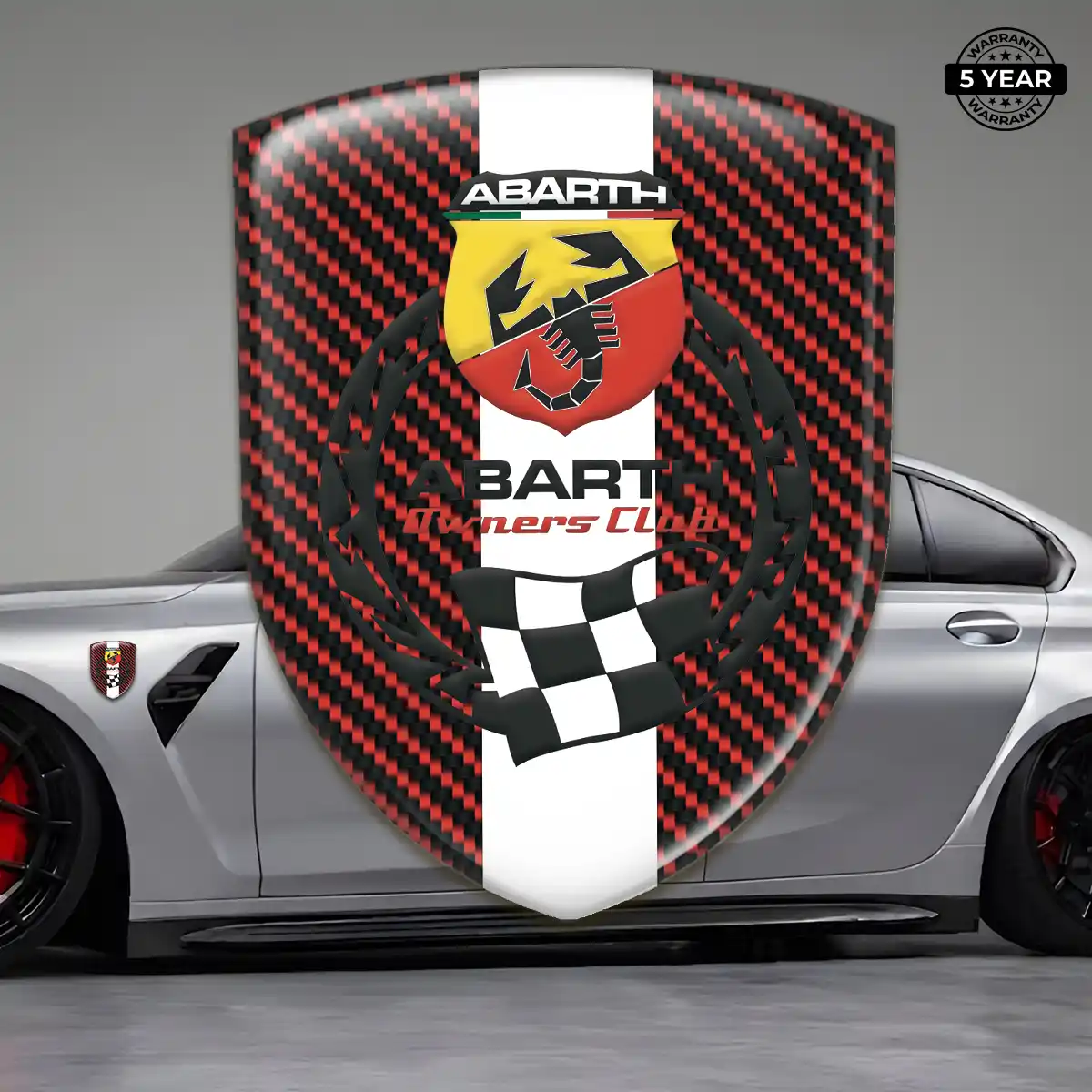 Abarth Emblem Shield Superior Craft