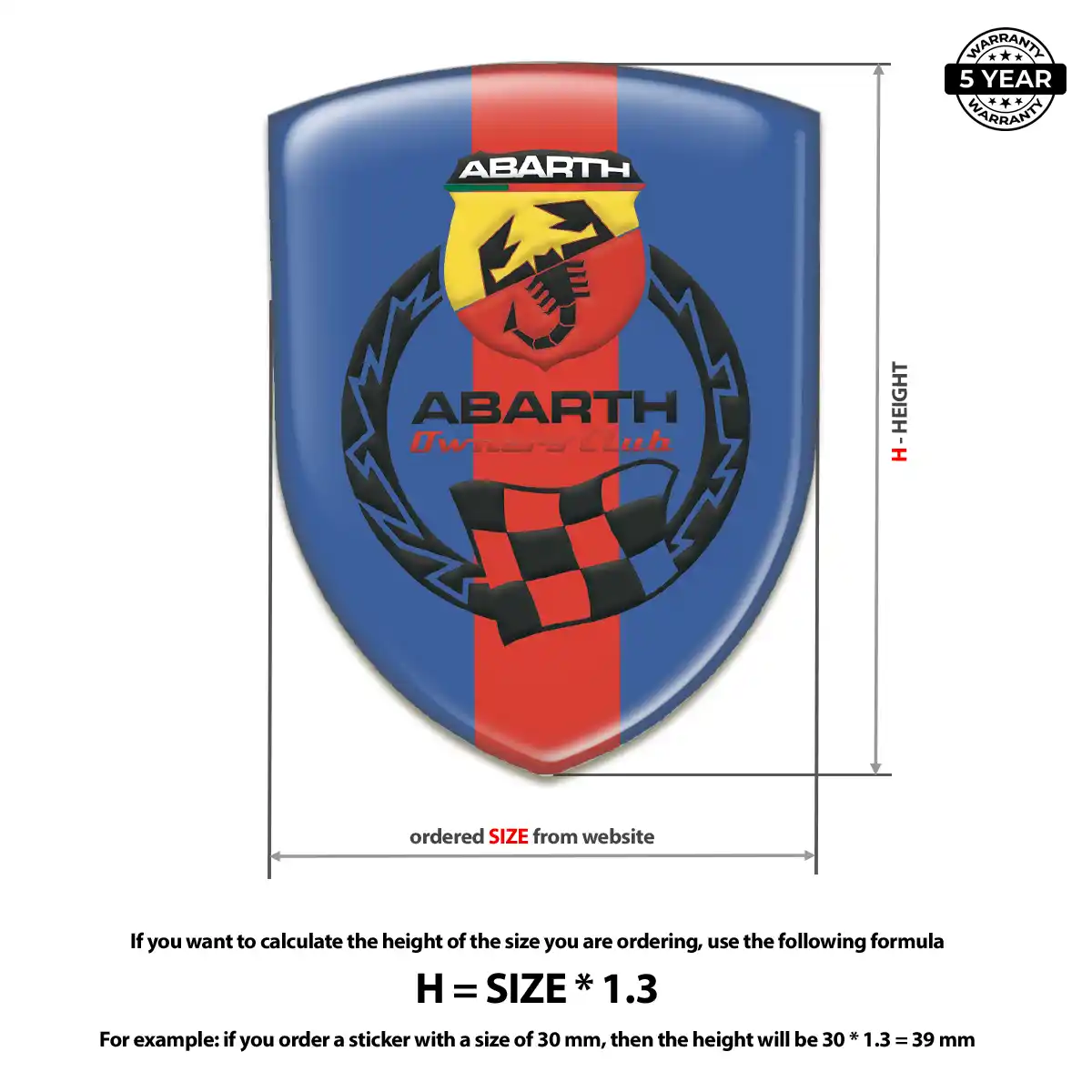 Abarth Emblem Silicone Cabin Style