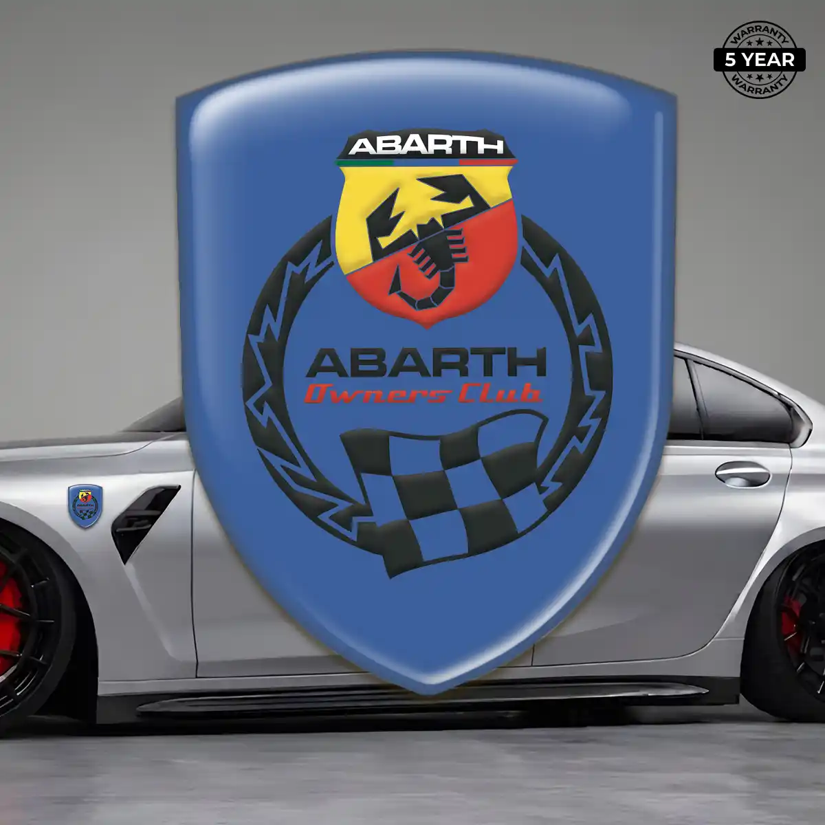 Abarth Emblem Silicone Elite Finish