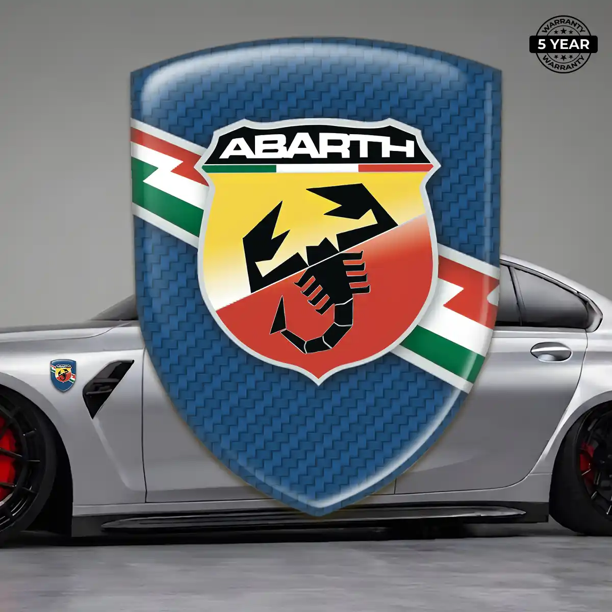 Abarth Emblem Silicone Interior Elegance