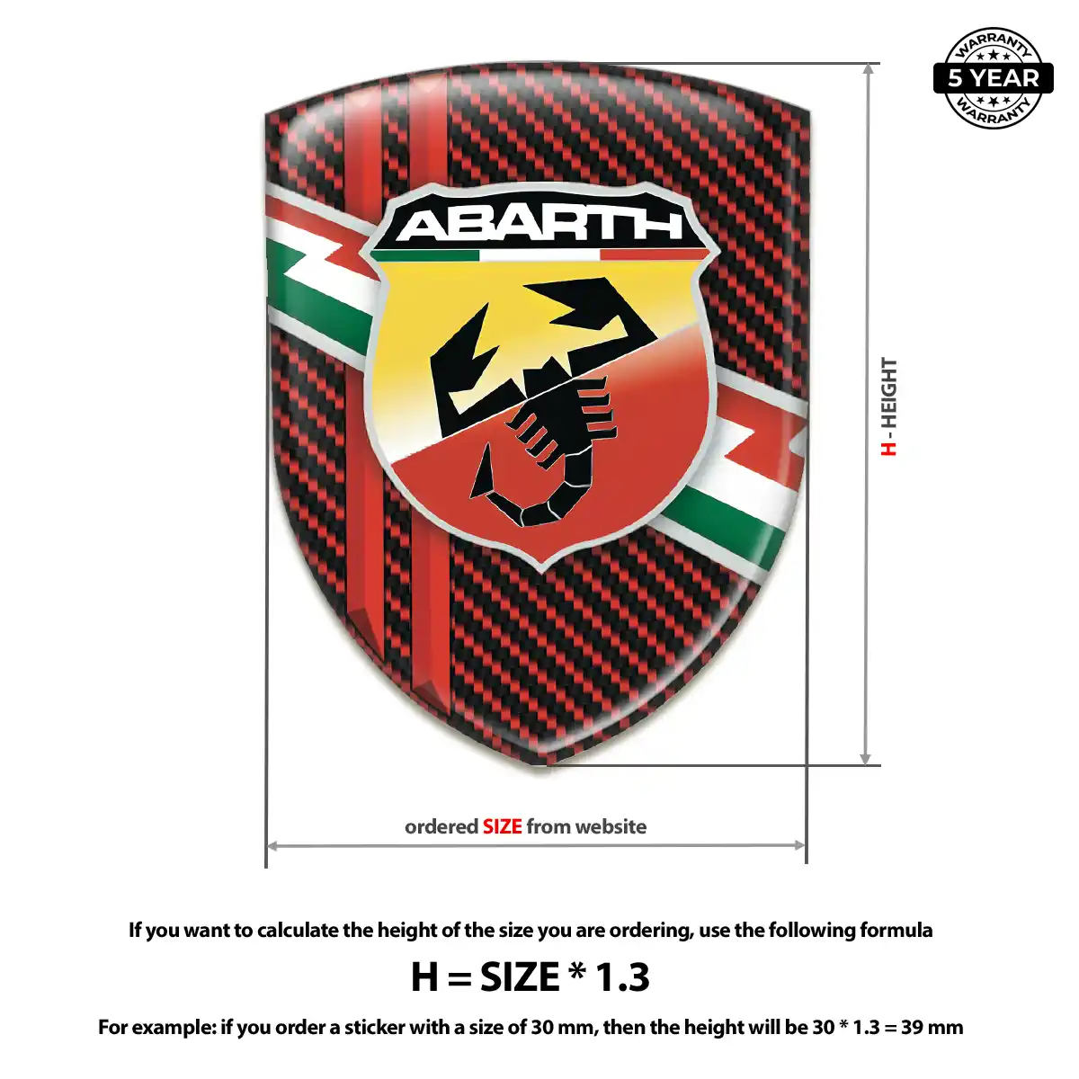 Abarth Emblem Silicone Noble Edition