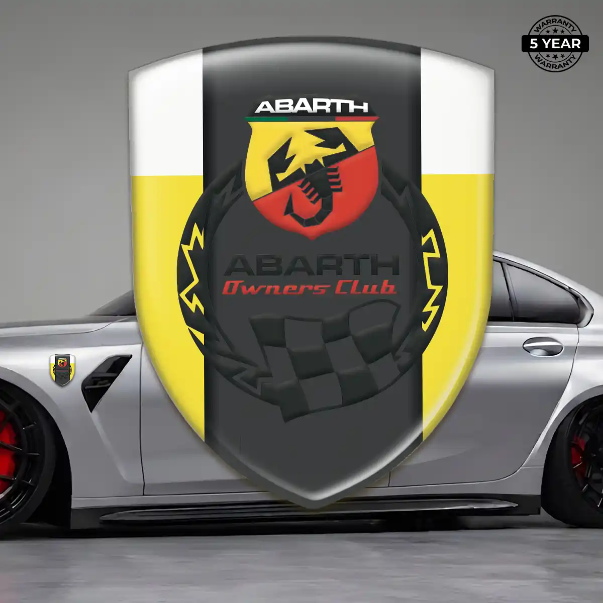 Abarth Emblem Silicone Outer Style