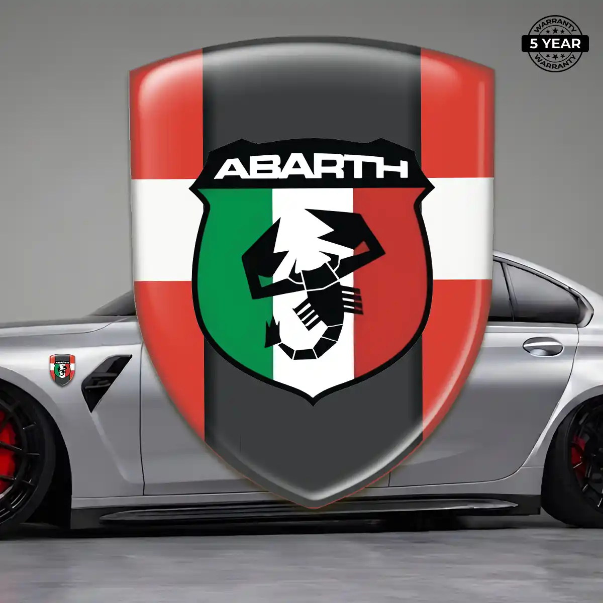 Abarth Emblem Silicone Premium Dome