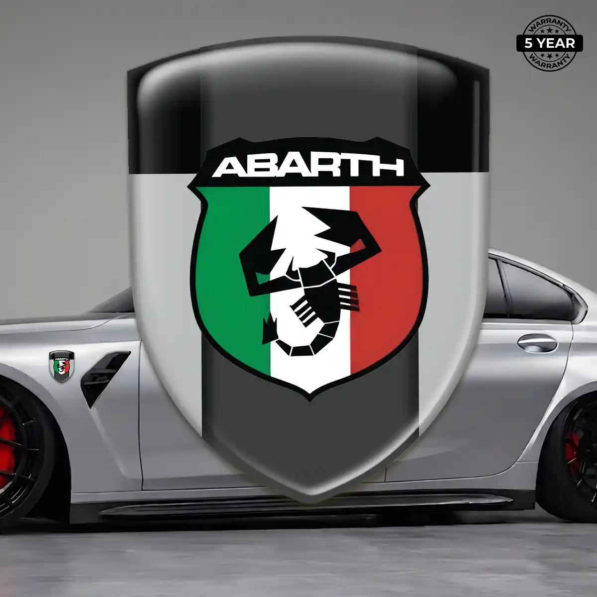 Abarth Emblem Silicone Resin Luxe
