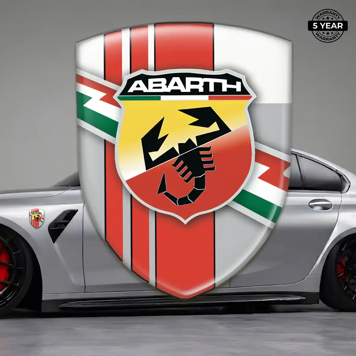 Abarth Emblem Silicone Sleek Style