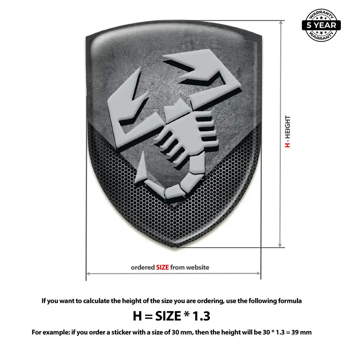 Abarth Emblem Silicone Sport Tuning