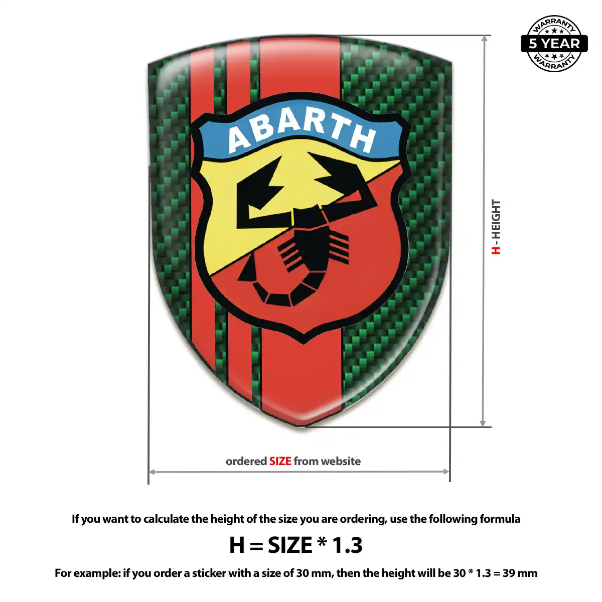 Abarth Emblem Sleek Style