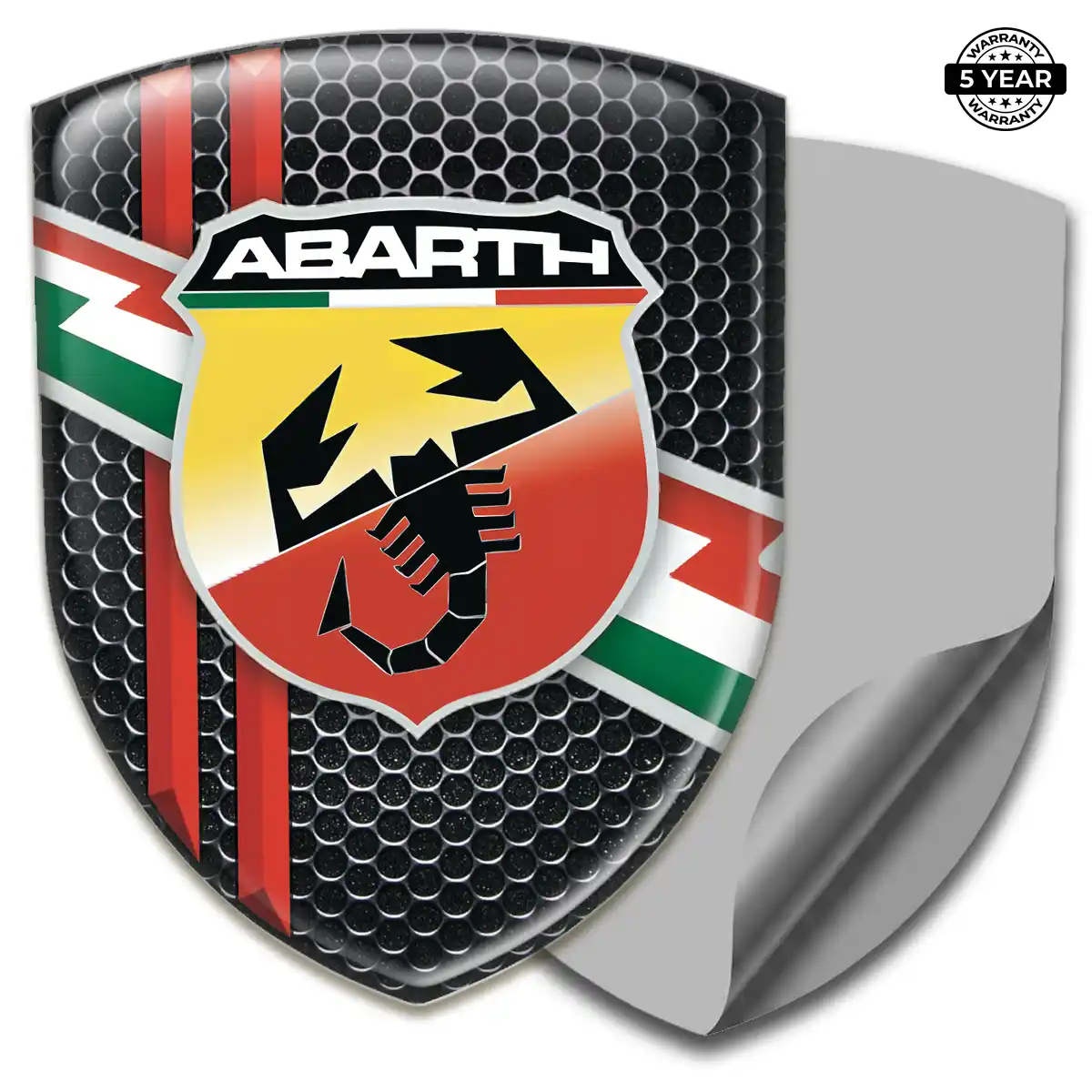 Abarth Epoxy Domed Sticker Deluxe Edition