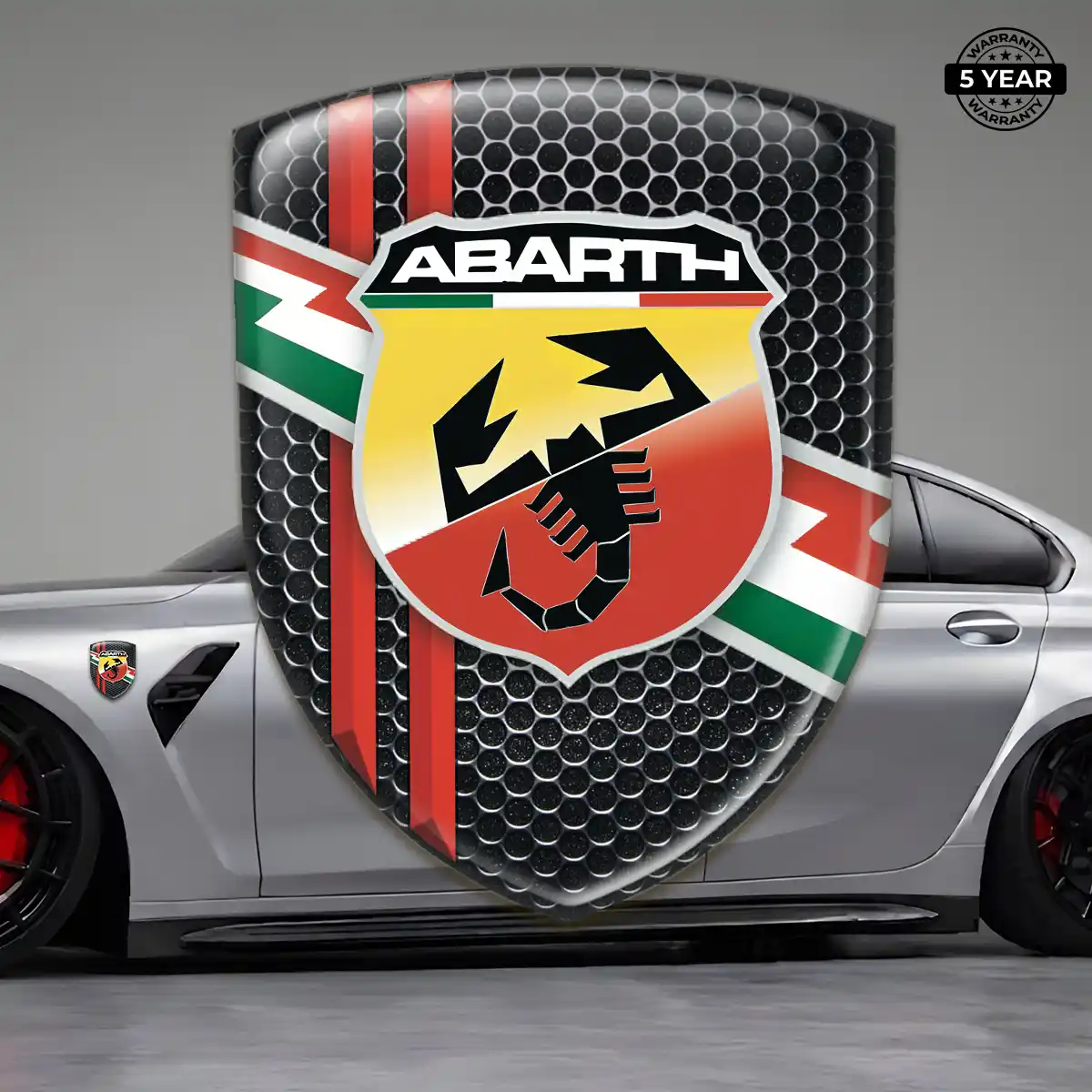 Abarth Epoxy Domed Sticker Deluxe Edition