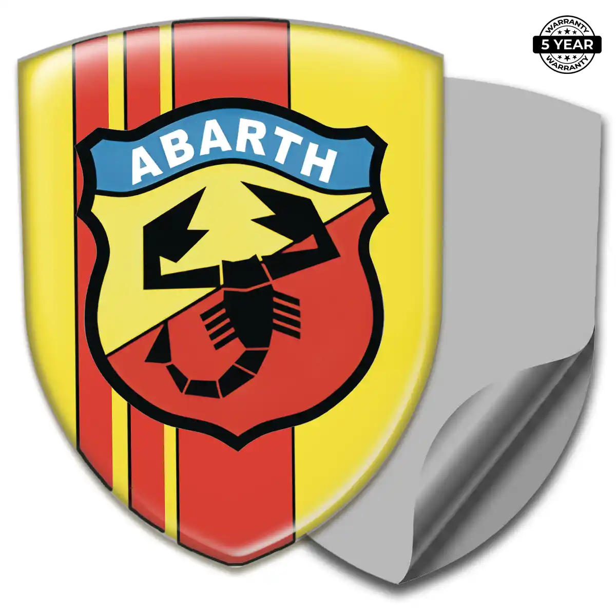 Abarth Epoxy Domed Sticker Outer Style