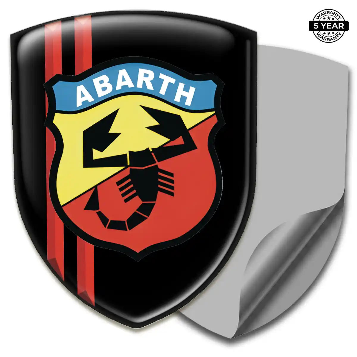 Abarth Epoxy Domed Sticker Prestige Line