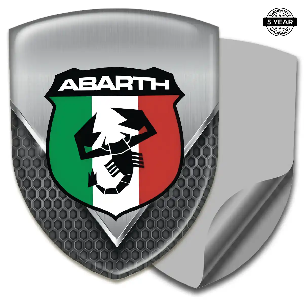 Abarth Epoxy Domed Sticker Superior Craft