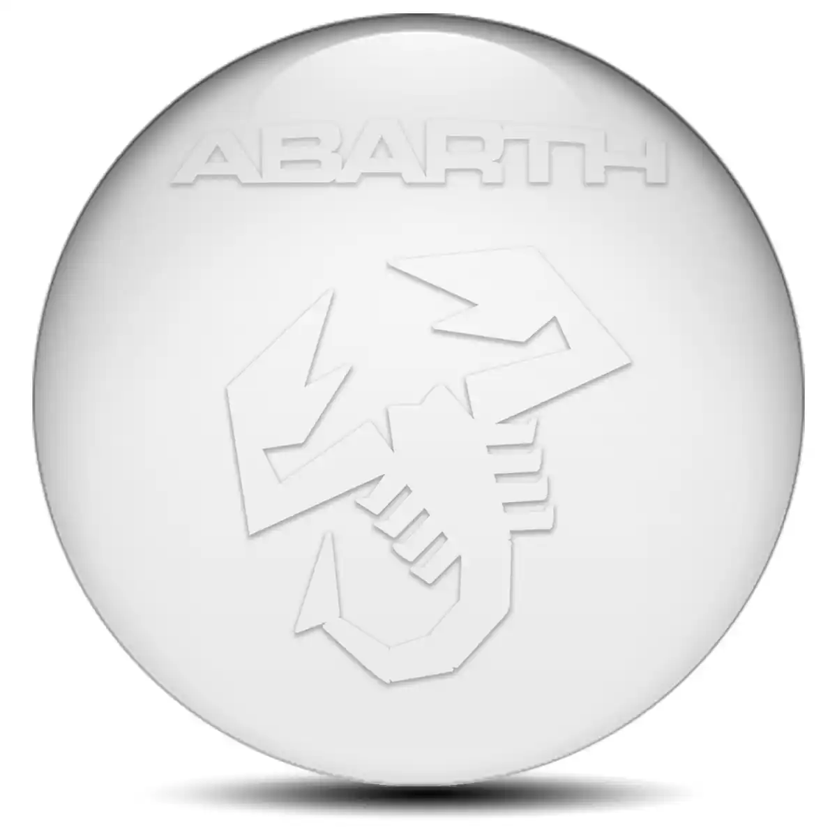 Abarth Epoxy Sticker High Quality